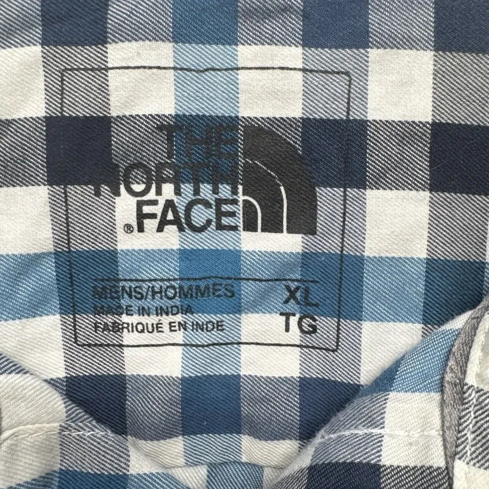 The‎ North Face Shirt Mens XL Plaid Checked Button Up Long Sleeve Performance